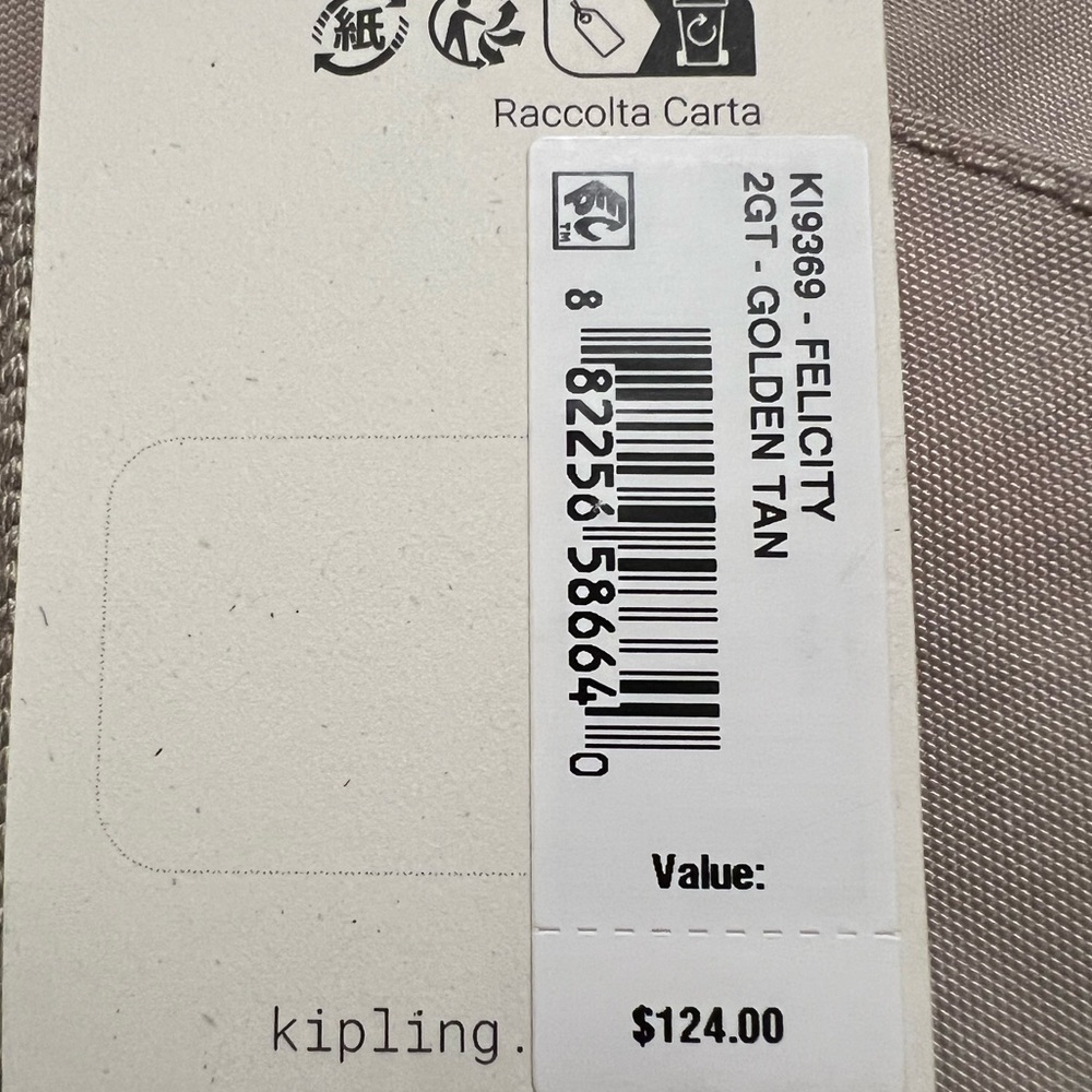 NWT KIPLING KLARA CROSSBODY SHOULDER HANDBAG - Picture 8 of 8